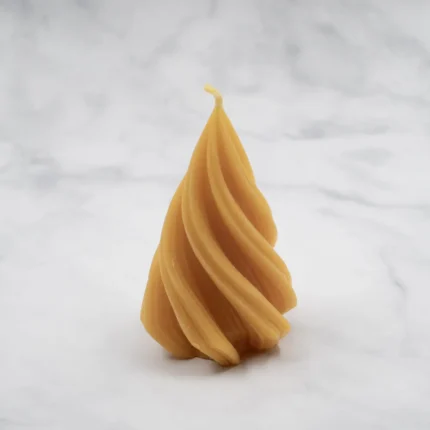 Baumkerze aus Bienenwachs