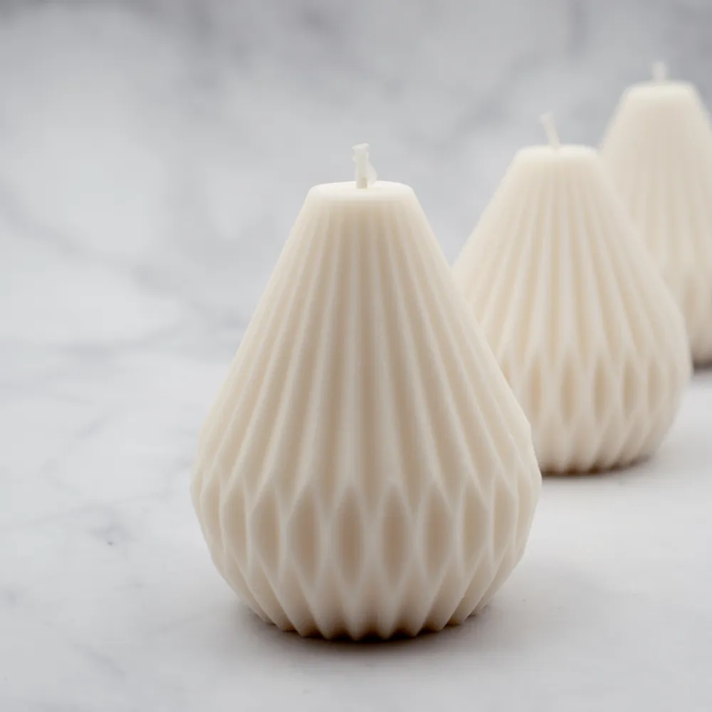 Rapswachskerze Kerze aus Rapswachs