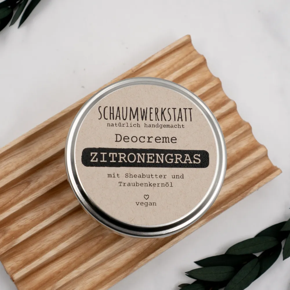 Deocreme Zitronengras (3) veganes Deo