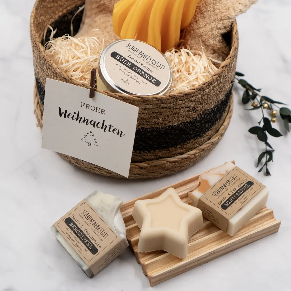 Geschenkkorb Weihnachten (4) Wellnesskorb Weihnachten
