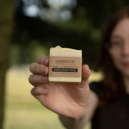 Seife mit Kräuter